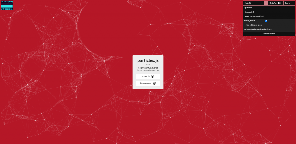如何透過Elementor使用Particles.js背景教學 (Free/Pro) 2 particle gui 2